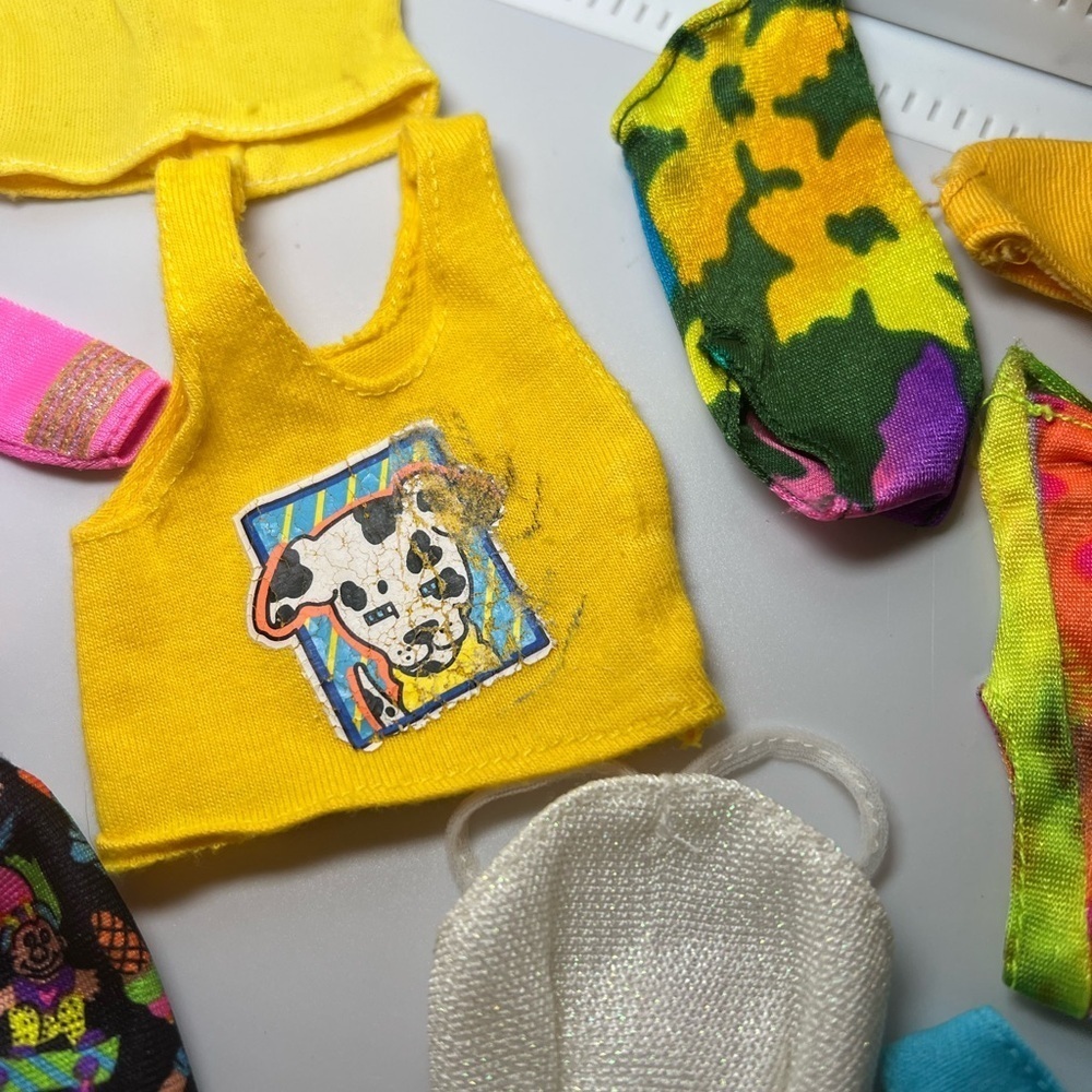Vintage Mattel Barbie Clothing Doll Mix Lot Troll Pants Pilot Jacket - Picture 4 of 10